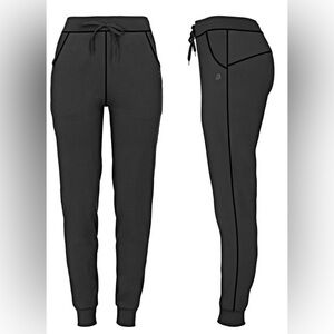 POP Fit Men's Classic Black Joggers